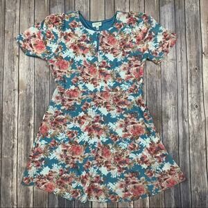 Bobeau floral dress